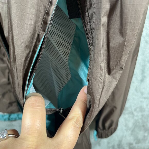 Marmot PreCip Jacket Womens XL Brown Windbreaker Waterproof Breathable Windproof - Picture 8 of 14